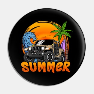 Jeep Wrangler Summer Holiday - Peanut Pin