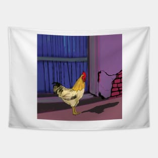 Proud Chicken Tapestry