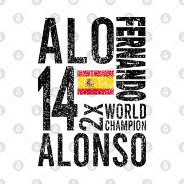 Alonso Two Time World Champion by Worldengine