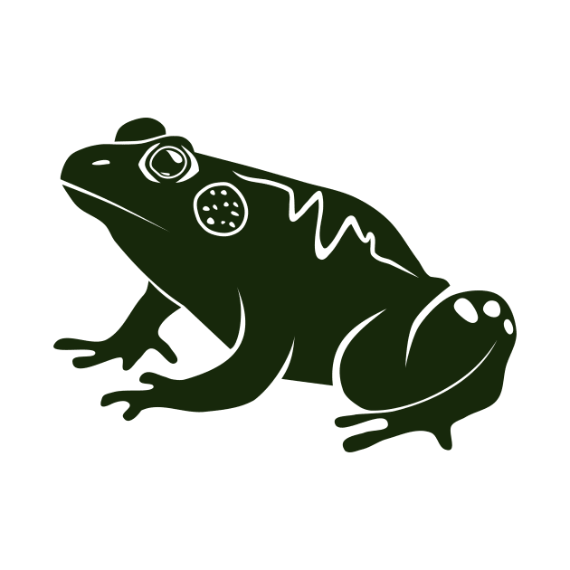 Wood Cut Frog by meganther0se