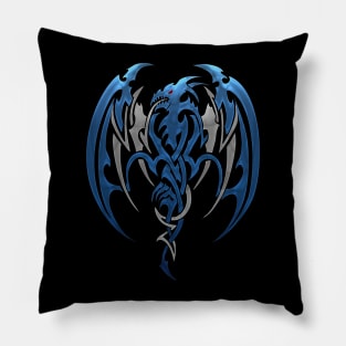 Blue Dragon Pillow