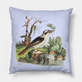 Wildlife Bird Illustration Pillow