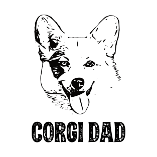 Corgi Dad Pembroke Welsh Corgi T-Shirt