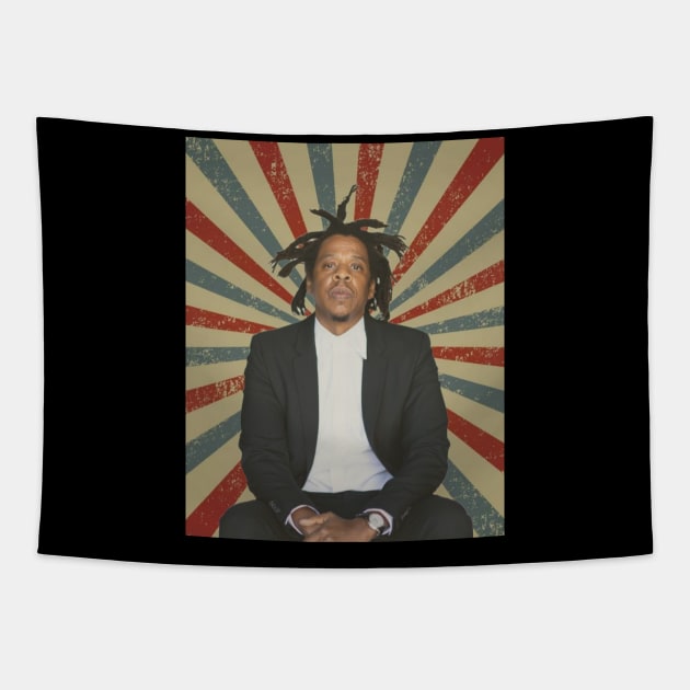 Jay-Z Tapestry by LivingCapital 