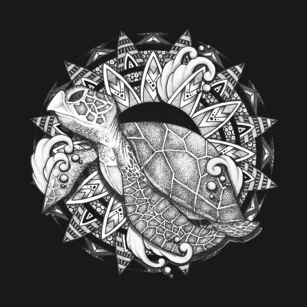 Turtle Mandala by Litedawn