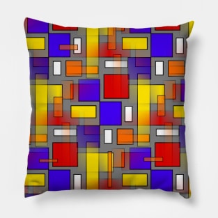 COLOR Mix Abstract Art Pillow