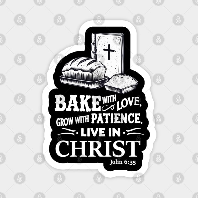 Bake With Love Magnet by faithfamilyhomedesigns