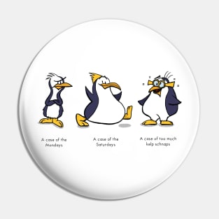 Funny Penguin Shirt Pin