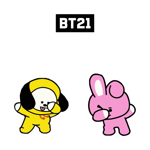 bt21 bts exclusive design 78 by Typography Dose