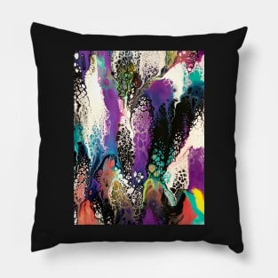 Ebb & Flow - Fluid Art Pillow