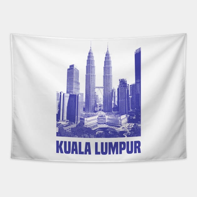 Kuala Lumpur Tapestry by Den Vector