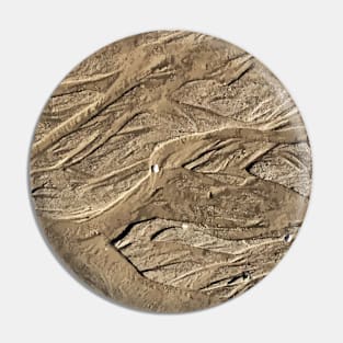 Abstract Sand Texture Pattern Pin