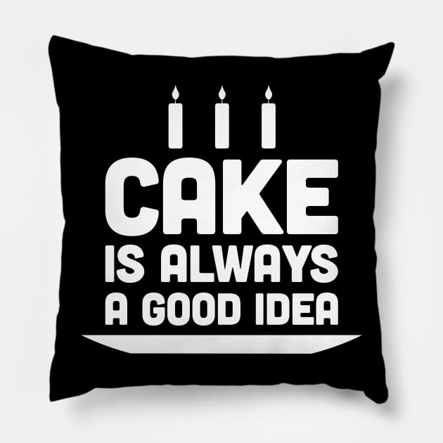 CAKE | Cute And Funny Baker Graphic Pillow by MeatMan