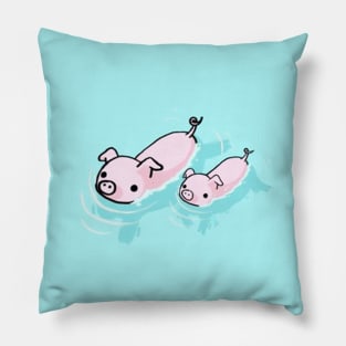 2 Little Pigs Swimming Pillow