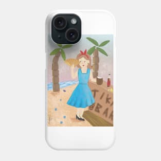 At the beach Tiki bar Phone Case