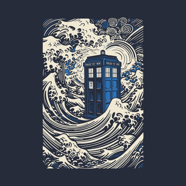 Kanagawa Tardis by DesignedbyWizards