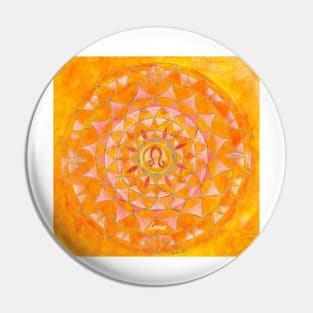 Leeuw horoscoop mandala Pin