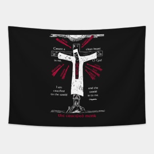 The Crucified Monk | Alternate Version | Inverted Tapestry