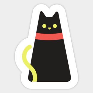 Black Cat Fireworks Stickers Teepublic Uk