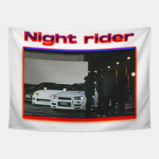 Night Rider Tapestry by gtr