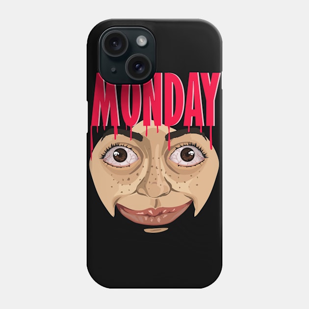 That Monday Face Phone Case by LumiereArt