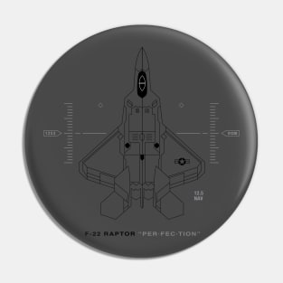 F-22 Raptor Perfection Pin