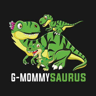 G-MOMMYsaurus Cute G-MOMMY Saurus Dinosaur Christmas T-Shirt