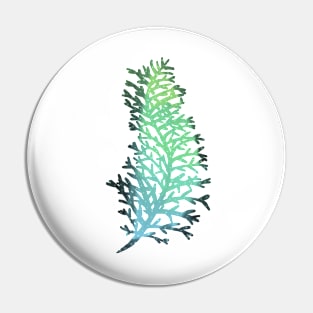 Disco Pine Leaf Pin