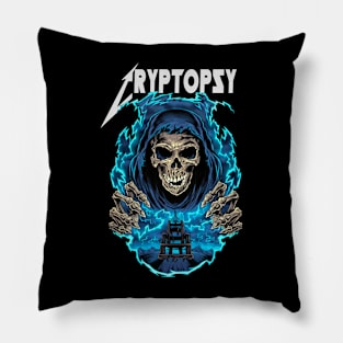 CRYPTOPSY MERCH VTG Pillow