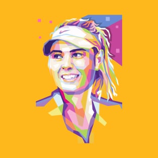 Maria Sharapova Popart T-Shirt