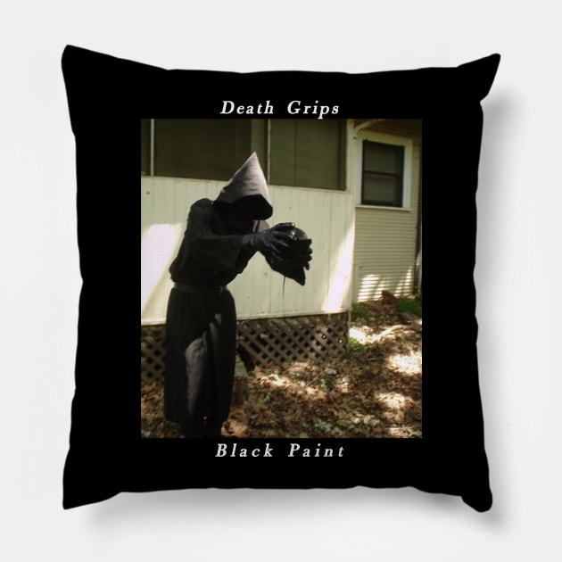 Black Paint Pillow by Identikit