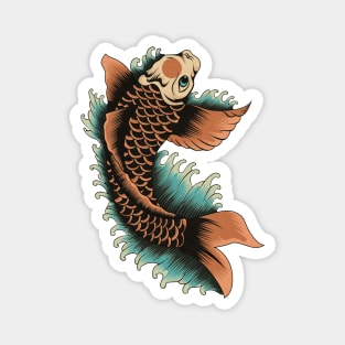 Vintage Koi Fish Magnet