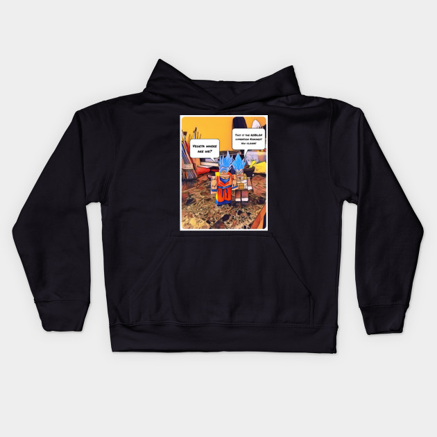 Dbz Roblox Dbz Kids Hoodie Teepublic - roblox t shirt vegeta