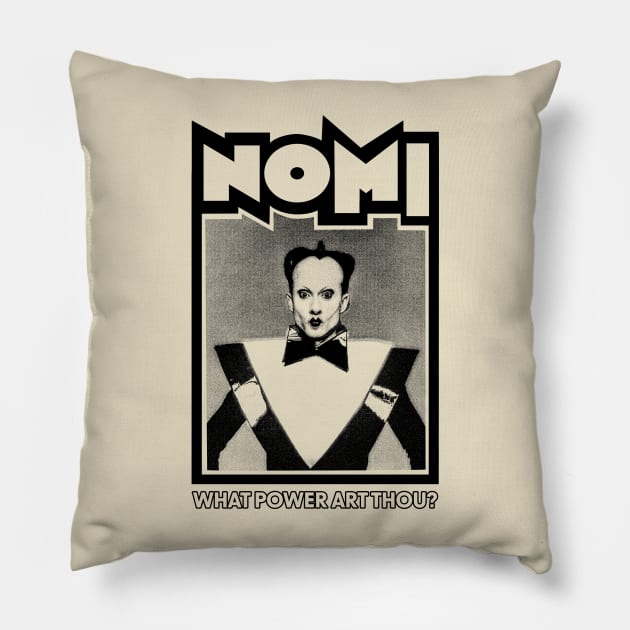 Klaus Nomi Pillow by FrozenCharlotte