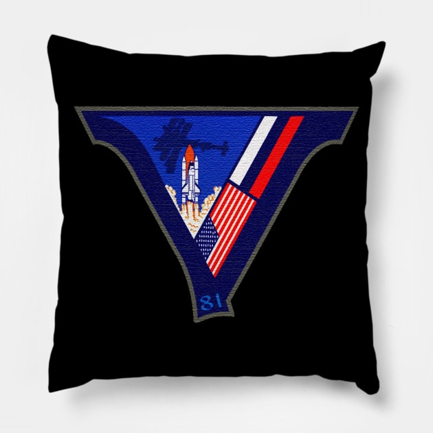 Black Panther Art - NASA Space Badge 118 Pillow by The Black Panther