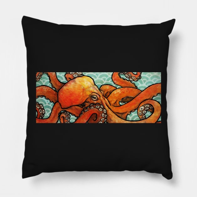 Octopus Pillow by mycologist