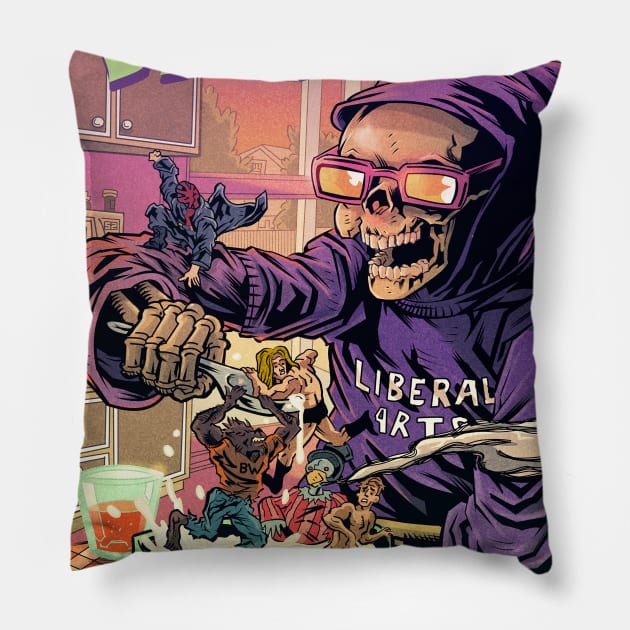 Kurt Belcher's WORLD #3 Cover Pillow by PilotStudios