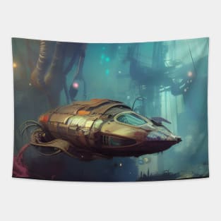 UFO : Unidentified Submersible Objects Tapestry