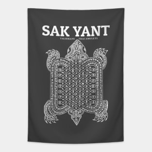 Vintage Muay Thai Sak Yant Turtle Tapestry