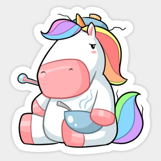 Kawaii Unicorn Stickers Teepublic