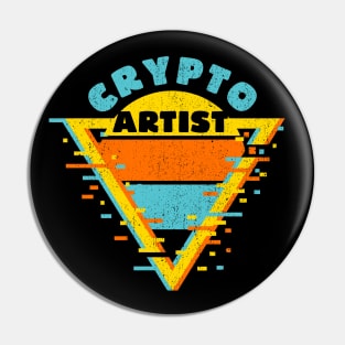 Cripto Artist Non Fungible Token nft Pin