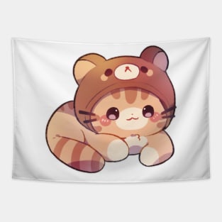 Teddy hat Kitty Tapestry