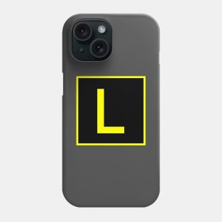 L - Lima - FAA taxiway sign, phonetic alphabet Phone Case