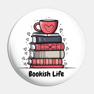 Bookish Life Pin