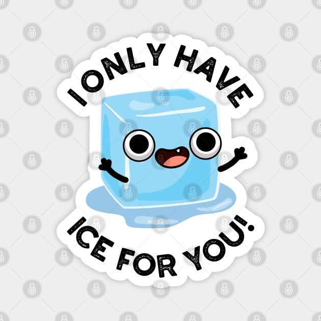 I Only Have Ice For You Cute Pun Magnet by punnybone