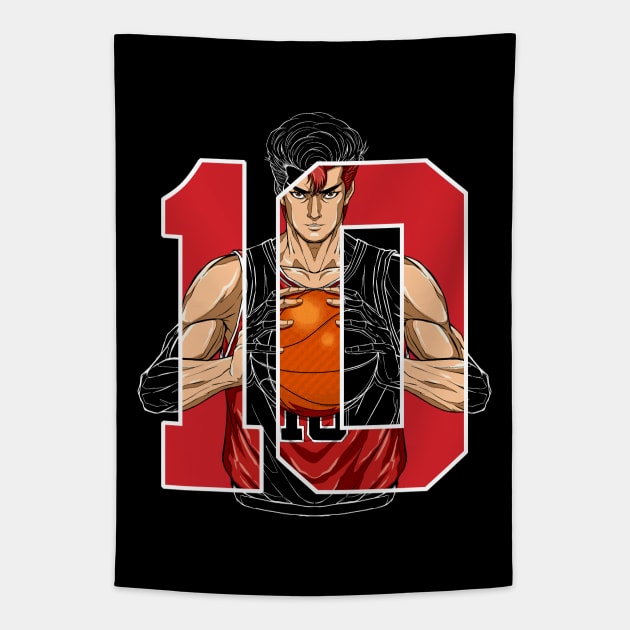 The Best Basketball Player Tapestry by manoystee