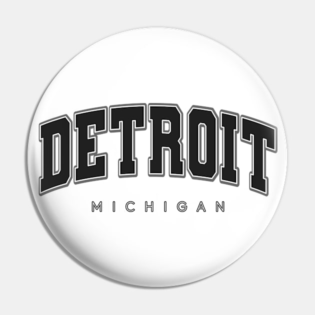 Detroit Michigan Pin by Blasé Splee Design : Detroit