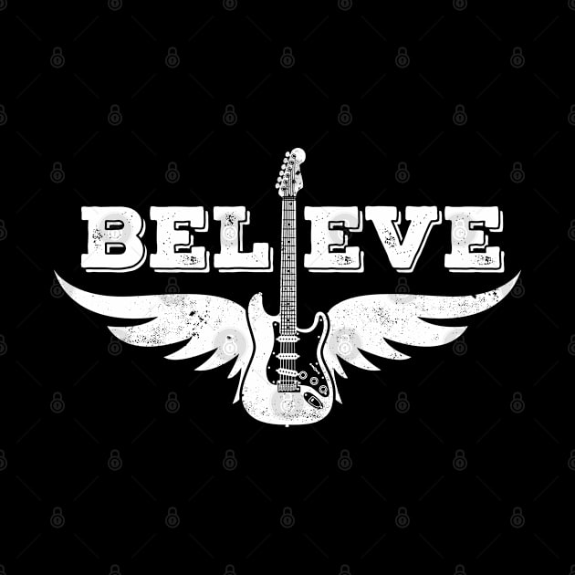 Believe Guitar Wings S-Style Electric Guitar by nightsworthy