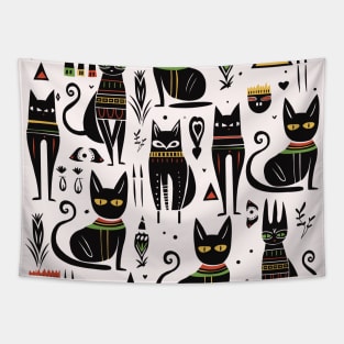 Egyptian cat motive Tapestry