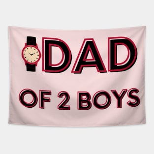 Dad of 2 Boys Tapestry